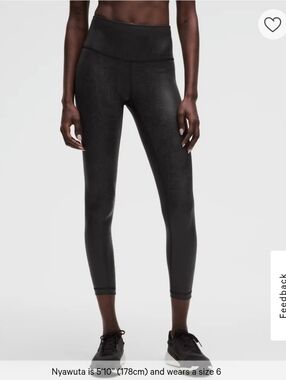 Lululemon Wunder train High-Rise Black 25" Leggings